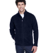 88190T Ash City - Core 365 Men's Tall Journey Flee in Classic navy front view