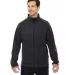 88190T Ash City - Core 365 Men's Tall Journey Flee HEATHER CHARCOAL front view