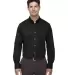 88193T Ash City - Core 365 Men's Tall Operate Long BLACK front view