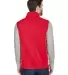 CE701 Ash City - Core 365 Men's Cruise Two-Layer F CLASSIC RED back view