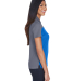 CE101W Ash City - Core 365 Ladies' Balance Colorbl in Tru royal/ crbn side view