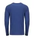 6071 Next Level Men's Triblend Long-Sleeve Crew Te in Vintage royal back view