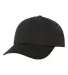 Yupoong 6245CM Unstructured Classic Dad Hat BLACK side view