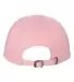 Yupoong 6245CM Unstructured Classic Dad Hat PINK back view