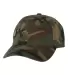 Yupoong 6245CM Unstructured Classic Dad Hat GREEN CAMO side view