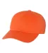Yupoong 6245CM Unstructured Classic Dad Hat ORANGE side view