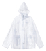 3160 Augusta Adult Clear Rain Jacket in Clear side view