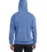 Comfort Colors 1567 Garment Dyed Hooded Pullover S in Flo blue back view