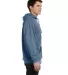 Comfort Colors 1567 Garment Dyed Hooded Pullover S in Blue jean side view