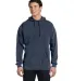 Comfort Colors 1567 Garment Dyed Hooded Pullover S in Denim front view