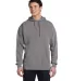 Comfort Colors 1567 Garment Dyed Hooded Pullover S in Grey front view