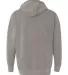 Comfort Colors 1567 Garment Dyed Hooded Pullover S in Grey back view
