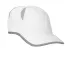 BA514 Big Accessories Performance Cap in White front view