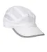 BA503 Big Accessories Mesh Runner Cap in White front view