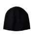 BX026 Big Accessories Knit Beanie in Black front view