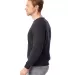 Alternative Apparel AA9575 Unisex Crew Neck Fleece in Eco true black side view