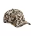 BX024 Big Accessories Structured Camo Hat in Desert camo front view