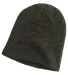 BA524 Big Accessories Ribbed Marled Beanie in Olive/ black front view