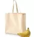 BE055 BAGedge 6 oz. Canvas Grocery Tote NATURAL front view