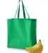 BE055 BAGedge 6 oz. Canvas Grocery Tote KELLY GREEN front view
