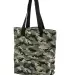 BE066 BAGedge 12 oz. Canvas Print Tote FOREST CAMO front view