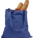 BE007 BAGedge 6 oz. Canvas Promo Tote ROYAL front view