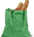 BE007 BAGedge 6 oz. Canvas Promo Tote KELLY GREEN front view