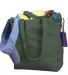 BE008 BAGedge 12 oz. Canvas Book Tote FOREST front view