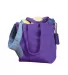 BE008 BAGedge 12 oz. Canvas Book Tote PURPLE front view