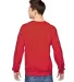 SF72R Fruit of the Loom 7.2 oz. Sofspun™ Crewnec FIERY RED back view
