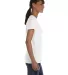 L39VR Fruit of the Loom Ladies' 5 oz., 100% Heavy  WHITE side view