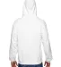 SF76R Fruit of the Loom 7.2 oz. Sofspun™ Hooded  WHITE back view