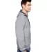 SF76R Fruit of the Loom 7.2 oz. Sofspun™ Hooded  ATHLETIC HEATHER side view