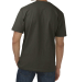 WS450 Dickies 6.75 oz. Heavyweight Work T-Shirt in Black olive back view
