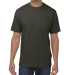 WS450 Dickies 6.75 oz. Heavyweight Work T-Shirt in Black olive front view
