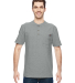 WS451 Dickies Heavyweight Work Henley in Heather grey front view