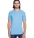 102A Threadfast Apparel Unisex Triblend Short-Slee ROYAL TRIBLEND front view