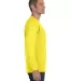 5586 Hanes® Long Sleeve Tagless 6.1 T-shirt - 558 in Yellow side view