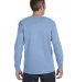 5586 Hanes® Long Sleeve Tagless 6.1 T-shirt - 558 in Light blue back view