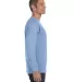 5586 Hanes® Long Sleeve Tagless 6.1 T-shirt - 558 in Light blue side view