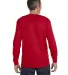 5586 Hanes® Long Sleeve Tagless 6.1 T-shirt - 558 in Deep red back view