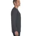 5586 Hanes® Long Sleeve Tagless 6.1 T-shirt - 558 in Charcoal heather side view