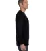 5586 Hanes® Long Sleeve Tagless 6.1 T-shirt - 558 in Black side view