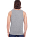 102C Threadfast Apparel Unisex Triblend Tank in Grey triblend back view