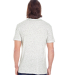 103A Threadfast Apparel Men's Triblend Fleck Short in Cream fleck back view