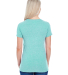 202A Threadfast Apparel Ladies' Triblend Short-Sle in Mint triblend back view