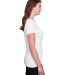 202A Threadfast Apparel Ladies' Triblend Short-Sle in Solid wht trblnd side view