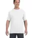 5590 Hanes® Pocket Tagless 6.1 T-shirt - 5590  in White front view
