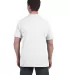 5590 Hanes® Pocket Tagless 6.1 T-shirt - 5590  in White back view