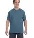 5590 Hanes® Pocket Tagless 6.1 T-shirt - 5590  in Denim blue front view